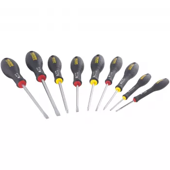 Manual screwdriver set STANLEY FATMAX FMHT65439-0 — straight screwdrivers, assorted sizes