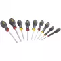 Manual screwdriver set STANLEY FATMAX FMHT65439-0 — straight screwdrivers, assorted sizes