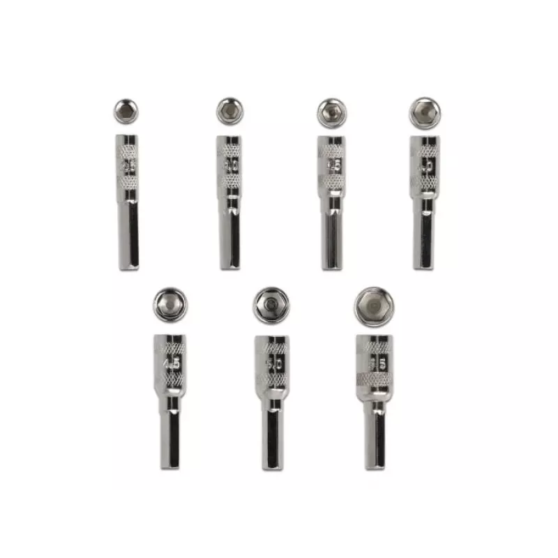 Screwdriver Set DeLOCK 90551 8 pieces external hexagonal hollow shaft 2.5 - 5.5 mm