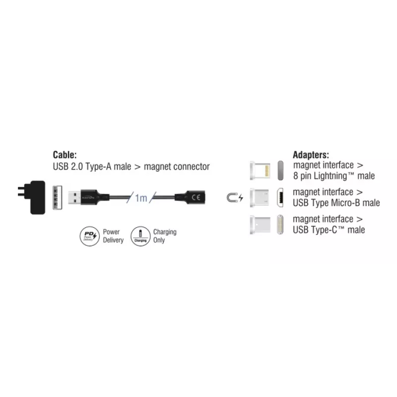 USB cable DeLOCK 88165 1 m USB A Black