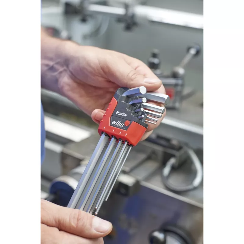Wiha 369R L-shaped hex key set Metric 9 pc(s)