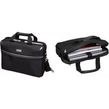 Notebook bag LIGHTPAK Sierra 46112 — polyester, black, fits standard laptops