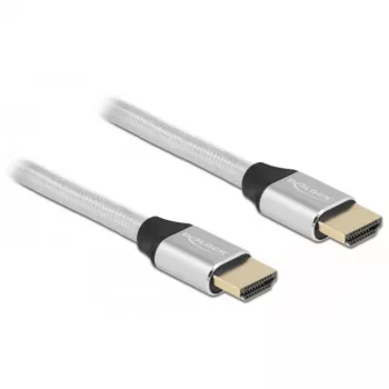 HDMI Cable DeLOCK Ultra High Speed 48 Gbps 8K 60 Hz Silver 3m