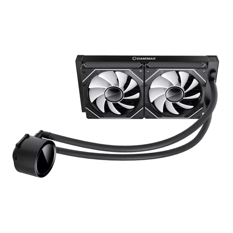 Gamemax | CPU Liquid cooler | ICEBURG 240 DIGITAL | Black