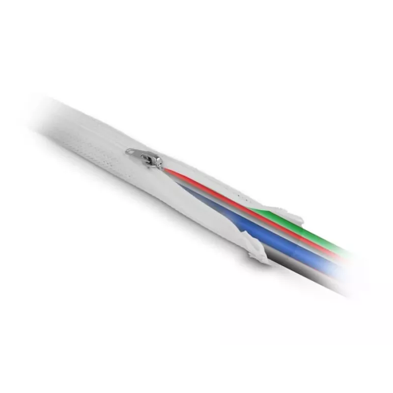 Braided Sleeve DeLOCK 20821 1 m x 20 mm white