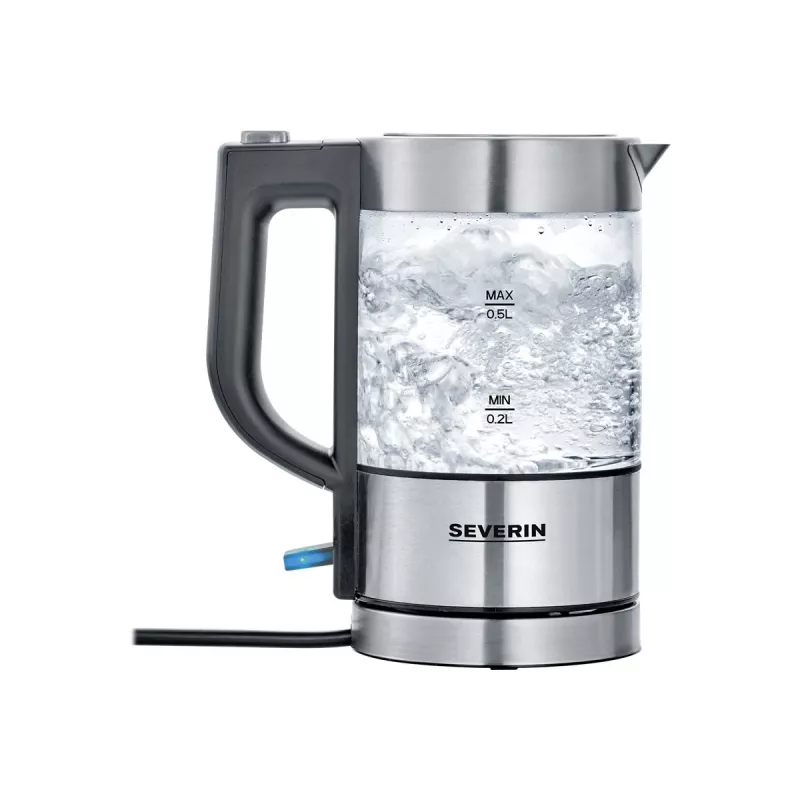 Severin WK 3472 Electric Kettle 0.5 L Silver 1100 W (WK3472)