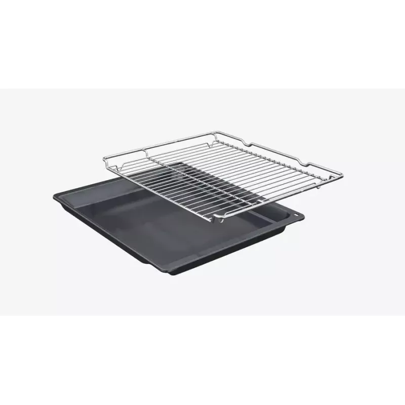 BOSCH HBA514BB3 oven + BOSCH HEZ538000 single-level telescopic runners