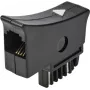 Renkforce Telefon (analog) Adapter [1x TST-Plug - 1x RJ11-Plug 6p4c] Black (RF-5046540)