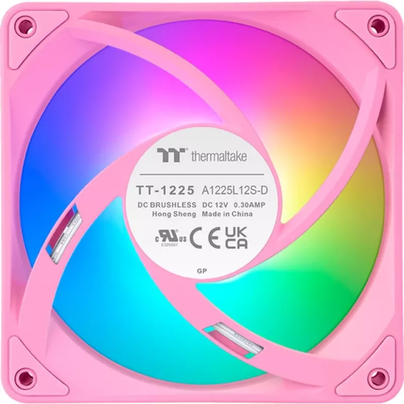 Thermaltake CT120 EX ARGB 120mm Pink 3-Pack Case Fans