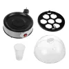 Egg cooker GreenBlue GB572 electric egg steamer 400W, capacity 7 eggs, silver, adjustable hardness