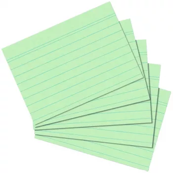 Index Card Herlitz 1150655 Green 100 sheets 1 pc