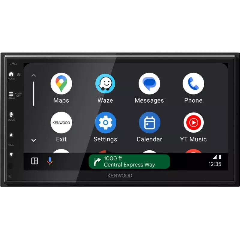 Kenwood double-DIN moniceiver Android Auto, Apple CarPlay, DAB+ tuner, connection for rear view came
