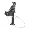 Manhattan iPad & Tablet Desk Stand, Lockable, Wall Mountable, Secure Anti-Theft, 7.9 inch to 10.5 inch tablets, 360° Rotation, +/- 70° Tilt, 330° Swivel, Black, Lifetime Warranty