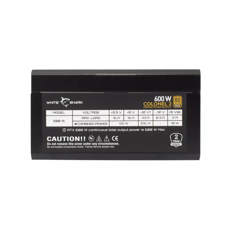 Power Supply Unit White Shark GPSU-B600S Colonel-2 600W
