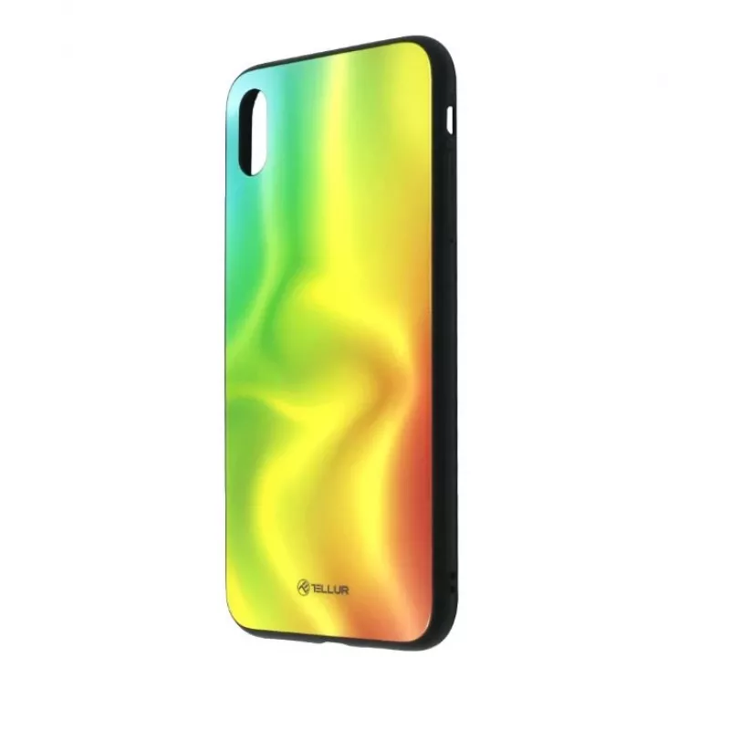 Screen protector glass Tellur for iPhone XS Max — printed silk finish