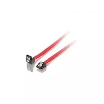 Equip SATA ll Internal Connection Cable, 0.3m, 0.3 m, SATA II, SATA 7-pin, SATA 7-pin, Male/Male, Red