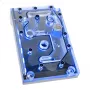Water block BitsPower Monoblock for ASRock X399M Taichi RGB, Acrylic/Copper, Nickel-plated, 90×142×29.1 mm