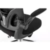 Office chair top e shop DORY CZERŃ — padded seat, mesh backrest, 650×620 mm, height up to 122 cm