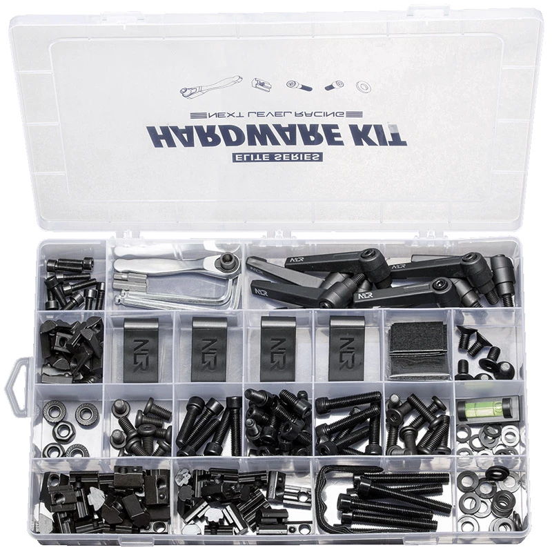 Racing hardware kit Next Level Racing NLR-E027 compatible with various racing setups
