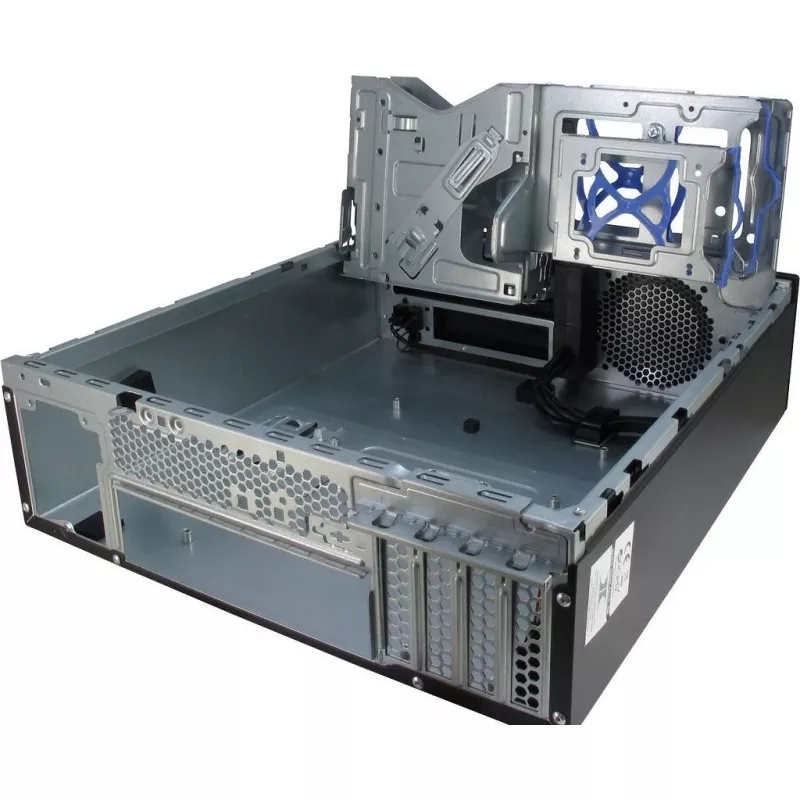 Inter-Tech IT-503 - SFF - Mini-ATX - no power supply (TFX12V) - matte black - USB/Audio (88881270)