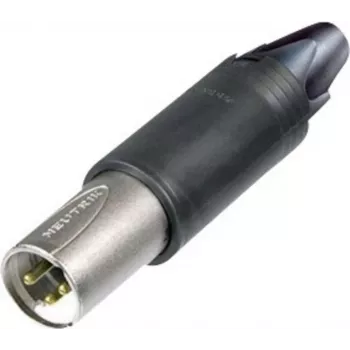 Neutrik XLR-Connector Plug, straight, Socket, straight Number of Poles: 3 Silver NC3FM-C 1 pc(s) (NC3FM-C)