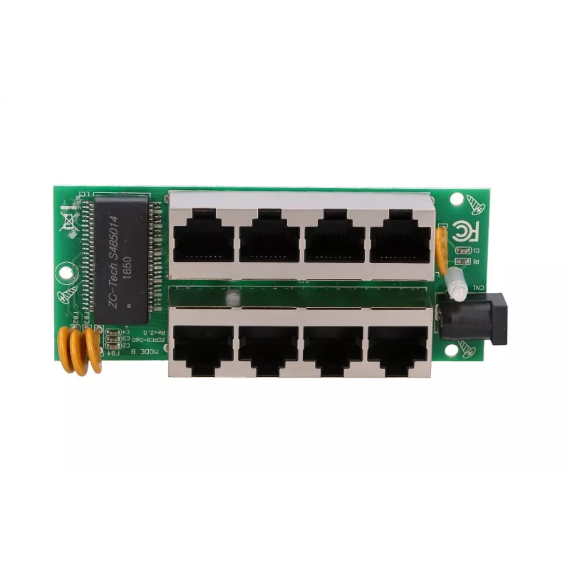 PoE Injector Extralink Gigabit 4-Port, 4x 1000Mb/s RJ45, 48V, Blue/Black