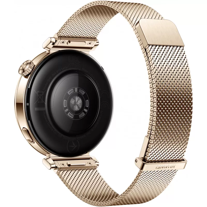 Smartwatch HUAWEI WATCH GT5 41 mm — 1.32 inch AMOLED, 466×466, 323 mAh, stainless steel case, gold band