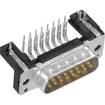 Harting D-SUB Pin Header 90 ° Number of Poles: 25 Soldering 09 66 362 6811 1 pc(s) (09 66 362 6811)