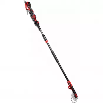 Pruning shears EINHELL GP-LS 18/28 Li T BL-Solo — cordless telescopic bypass pruner, 18 V, cutting capacity 2.8 cm, aluminium handle