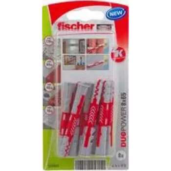 Fischer DuoPower 8 x 65 K NV Wall Plug 65 mm 537651 1 Set (537651)
