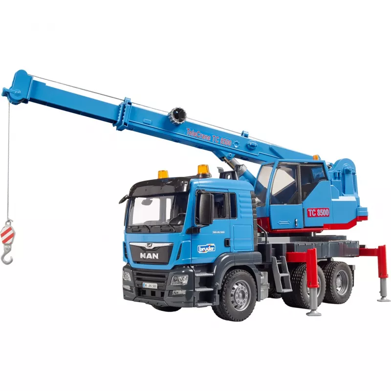 Crane truck BRUDER MAN TGS Kran-LKW Blue ABS 03771