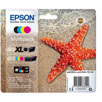 Cartridge Epson 603 Multipack Black Yellow Cyan Magenta