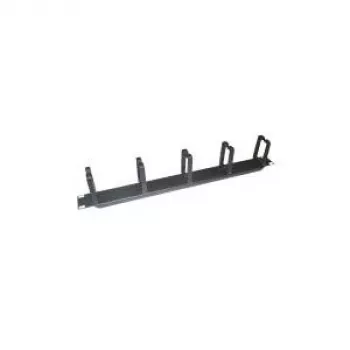 LogiLink Cable Guide Plate for Switch Cabinet - RAL 9005 - 1U - 48.3 cm (19inch)