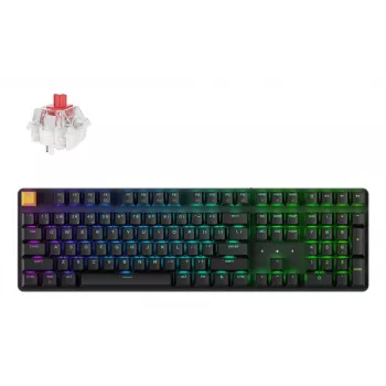 Keychron J5 - US Layout - Super Red Linear - Black Wireless Keyboard