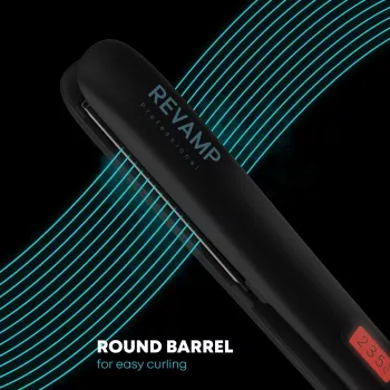 Hair straightener Revamp ST-1000-EU with digital controls and ceramic plates