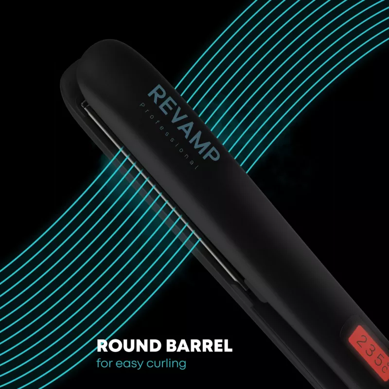 Hair straightener Revamp ST-1000-EU with digital controls and ceramic plates