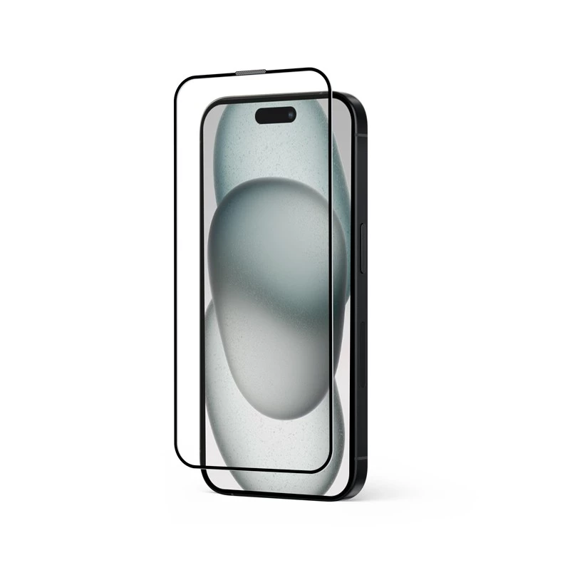 Tempered glass screen protector Crong CRG-AB3DAG-IP15 — 9H hardness, 0.33 mm thickness