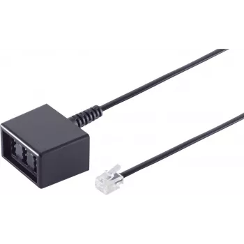 Adapter ShiverPeaks 71283-8 Western (RJ11) to TAE plug, max connectivity 8/4
