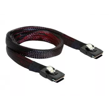 SAS Cable DeLOCK 83073 0.1 m Black Red
