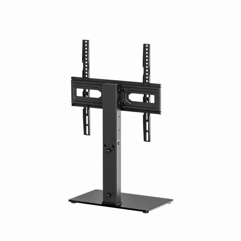 Floor TV stand GEMBIRD TVS-D65S-01 for 32–65 inch TVs, adjustable height, tilt, VESA up to 400x400, max load 40 kg