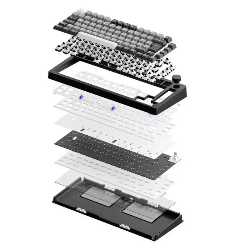 Mechanical keyboard barebone kit AKKO Monsgeek M1 V5 ISO Dark Night, ISO layout, barebones