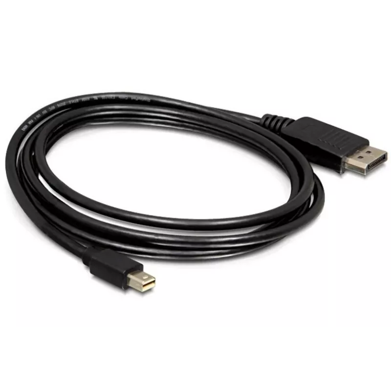Cable Mini DP/DP 1.2 DeLOCK 82438 2 m Black