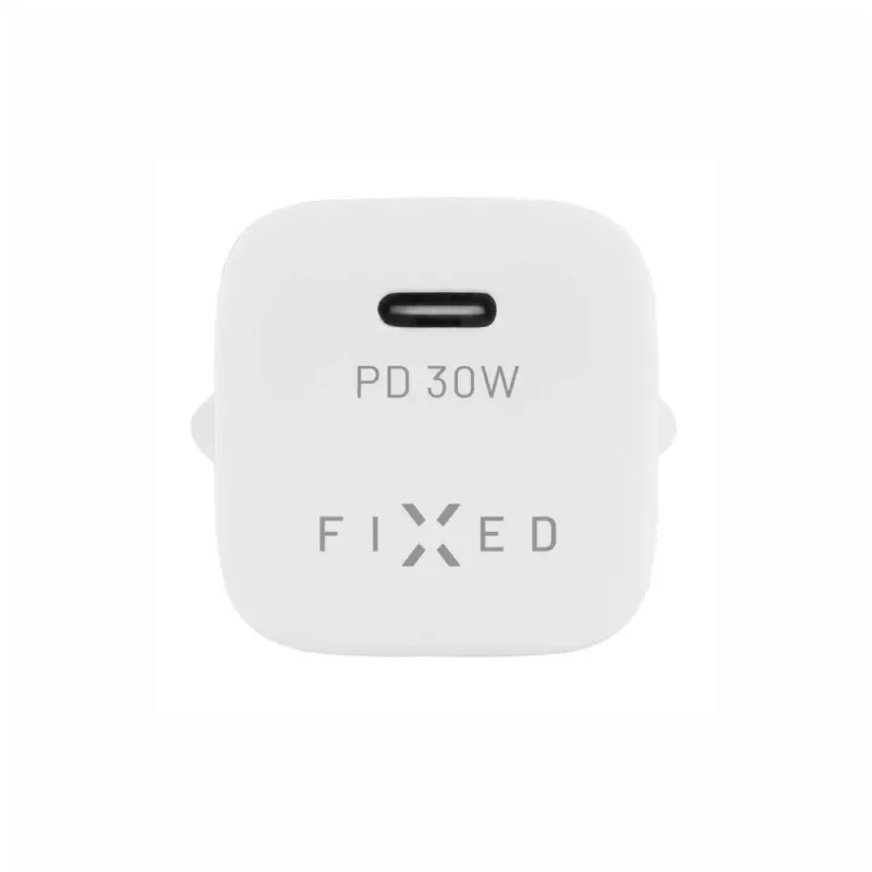 Portable USB-C Travel Charger FIXED FIXC30M-C-WH 30W Compact Design