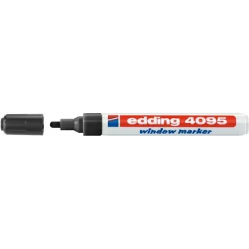 Chalk Marker Edding 4095 Black 10 pc(s)