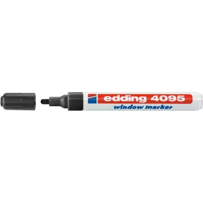 Chalk Marker Edding 4095 Black 10 pc(s)