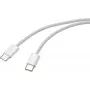 Renkforce USB Cable USB-C® Plug, USB-C® Plug 3.00 m White Twisted Pairs RF-6056880 (RF-6056880)