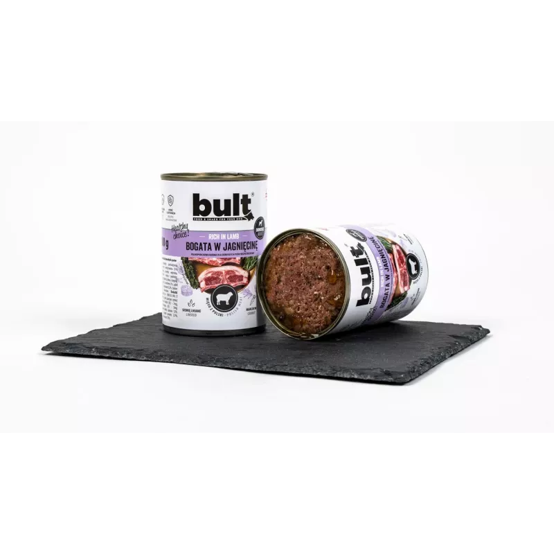 BULT Rich in Lamb wet dog food, 800 g