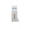 USB Type-A Gender Changer Unitek A1034NI, silver, USB 2.0/3.2 Gen1, up to 5 Gbit/s, zinc housing, 36×16.7×5.7 mm