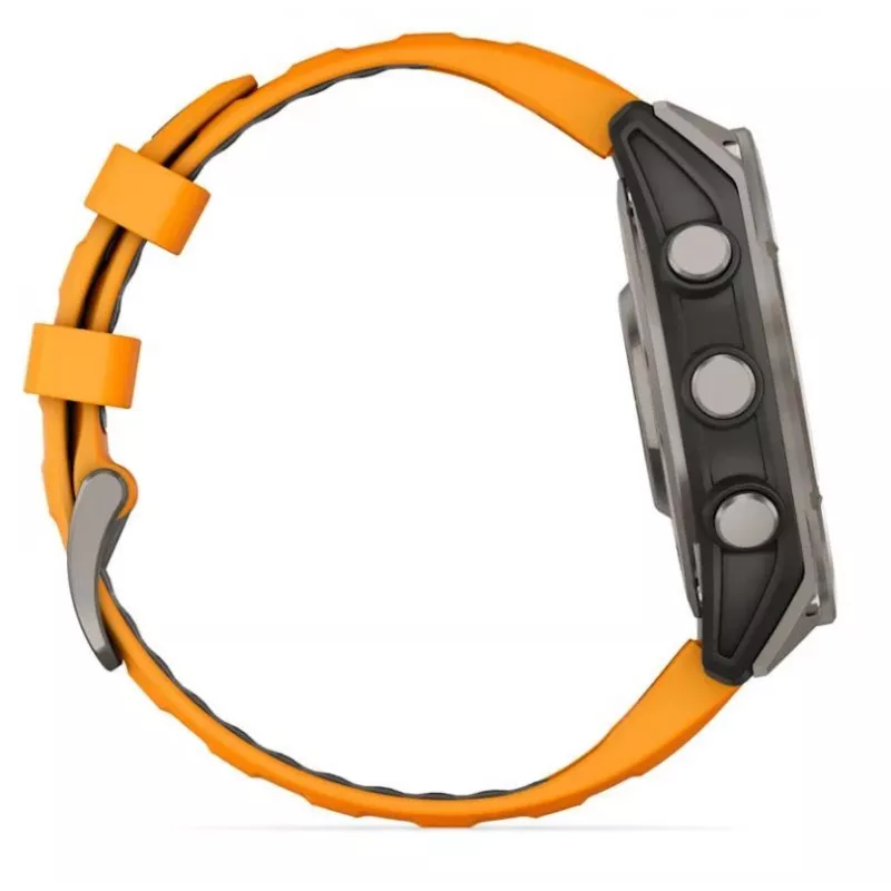 Garmin fenix 8 3.56 cm (1.4) AMOLED 47 mm Digital 454 x 454 pixels Touchscreen Graphite Wi-Fi GPS (satellite)