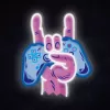 Neon Lights MANTA SNL109MT Hand with Gamepad neon sign, decorative LED lighting for gaming setup